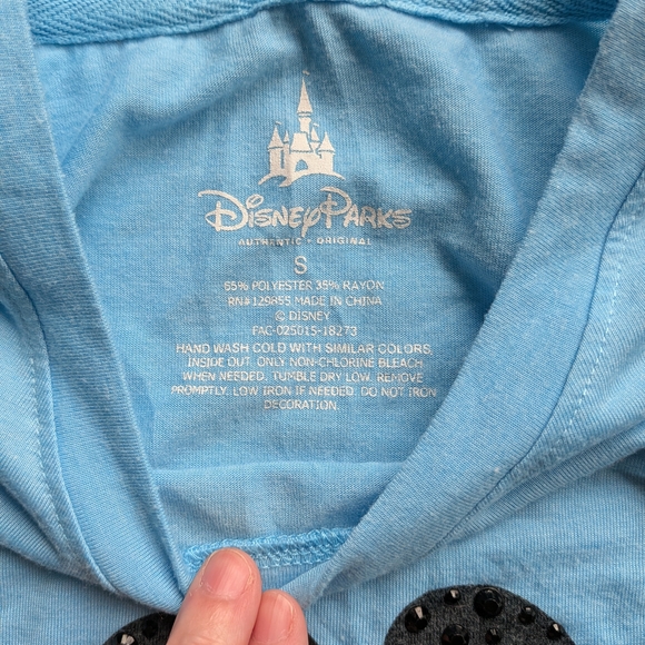 Disney Parks Light Blue Sleeveless Mickey Mouse Graphic Tank - Picture 3 of 4